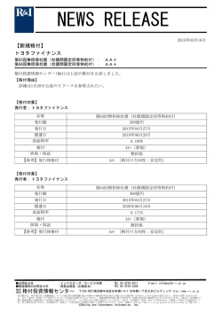 トヨタファイナンスの第63回