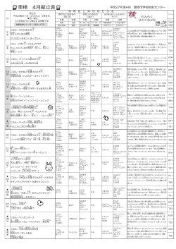 東棟献立表 （PDF：185KB）