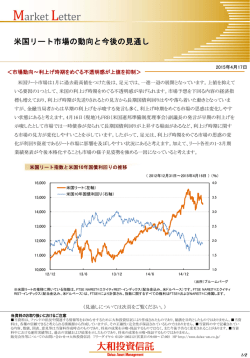 米国リート市場の動向と今後の見通し