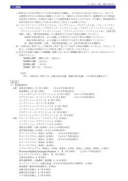 （英文）・GC・GR 学部以外