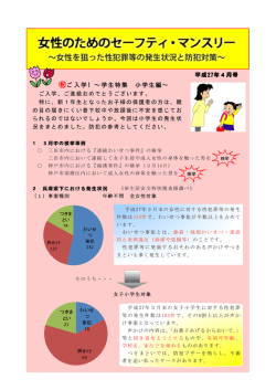 女性のためのセーフティーマンスリー