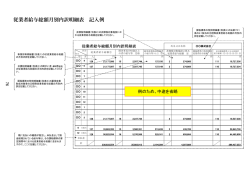 （PDF形式 223.9KB）記載例 従業者給与総額月別内訳明細書を