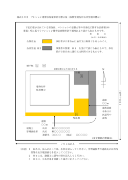下記に標示されている部分は、マンションの建替え等