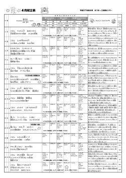 あつみっこ献立表 （PDF：263KB）