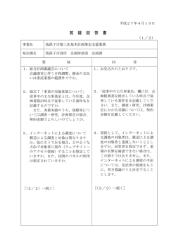 質疑回答 - 我孫子市