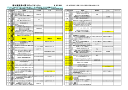 月間行事予定 4月号 (03/18作成)