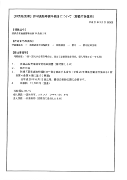 卸売販売業許可の更新を申請する場合