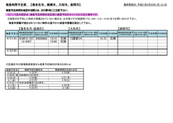 検査時間予定表 【海老名市、綾瀬市、大和市、座間市】 4/16(木) BNV15