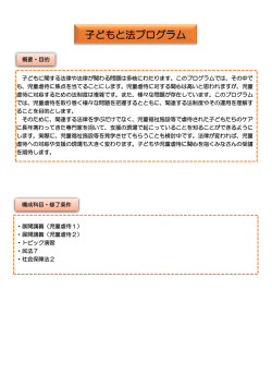 子どもと法プログラム
