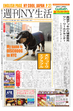 ENGLISH PAGE NY COOL JAPAN P 27 My name is DISCODOG in