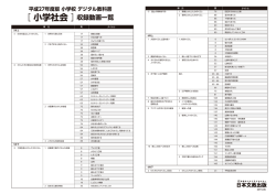 ［ 小学社会 ］収録動画一覧