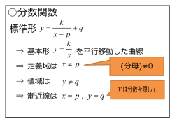 分数関数 標準形