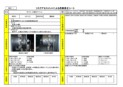 リスクアセスメントによる危険是正シート