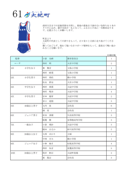 前回大会までの記録更新を目指し、最後の最後まで諦めない気持ちを1
