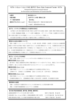 INSPECT Wave, Storm Surge and Tsunami モデル
