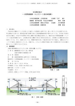 生名橋の施工 －3径間連続鋼・コンクリート混合斜張橋－
