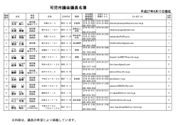 可児市議会議員名簿