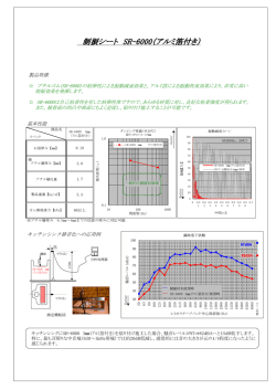 高性能制振シートSR6000Al（pdf）