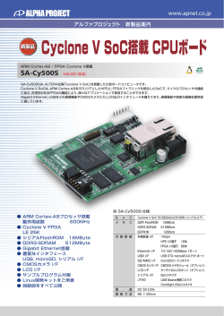 Cyclone V SoC搭載 CPUボード