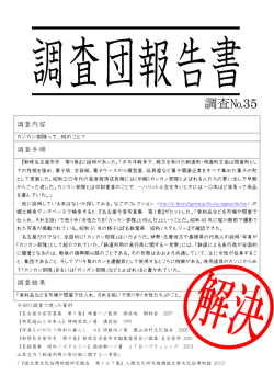 「カンカン部隊って、何のこと？」＜PDF形式，219KB