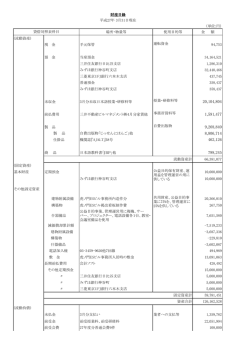 （単位:円） 場所・物量等 使用目的等 金 額 (流動資産) 現 金