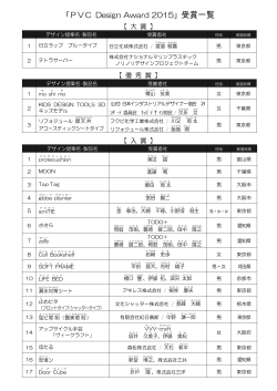 受賞一覧 - 塩ビ工業・環境協会