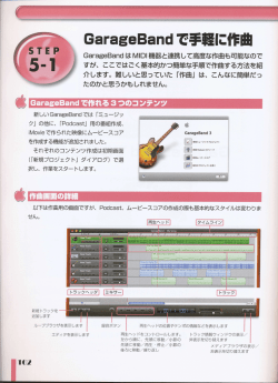 GarageBand で手軽に作曲