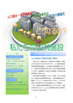 公共施設の更新時期の集中 Ⅰ 光市を取り巻く状況