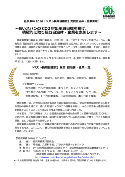 ～長いスパンの CO2 排出削減目標を掲げ、 積極的に取り組む自治体