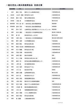 役員名簿 [PDF：128KB]