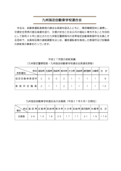 Taro-② 関連する団体（九州指定自動車学校連合会）