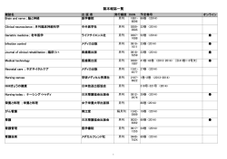 製本雑誌一覧