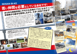 募集用パンフレット②（pdf）