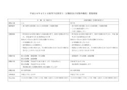 募集要項