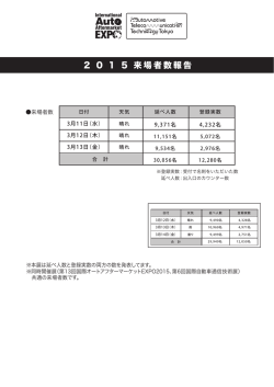 来場者数のご連絡（pdfファイル）