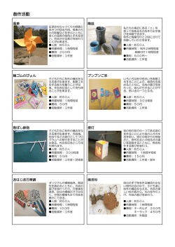 創作プログラム（PDF