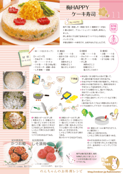 梅HAPPY ケーキ寿司