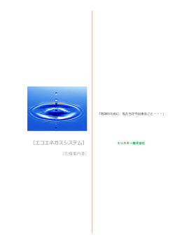 ［エコエネガスシステム］