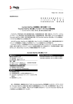 InterSafe WebFilter 安心導入パック