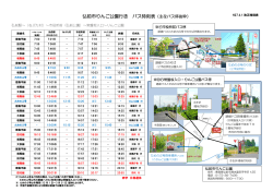 弘前市りんご公園行き バス時刻表