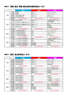 中 1 開成・国立・早慶・都立自校作成校合格コース(S)