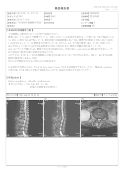 検査報告書