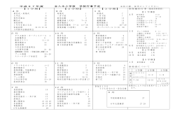 谷八木小学校 学校行事予定 4月 5月 6月 9月 10 月 1月 1学期 2学期