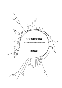 分子系統学演習 - Life is fifthdimension.