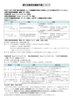 課外活動団体継続手続について（共通）（PDF形式）