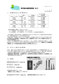 H27準早期情報②