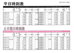 別府方面&rarr;サファリ方面 サファリ方面&rarr;別府方面