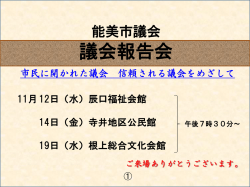 議会報告会の説明資料 （3533kbyte）