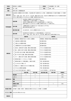 科目名 保育内容 (人間関係) 担当者 非常勤講師 田中 敏明 履修期 2年