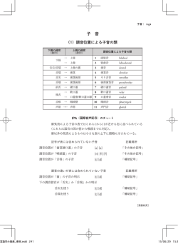 子 音